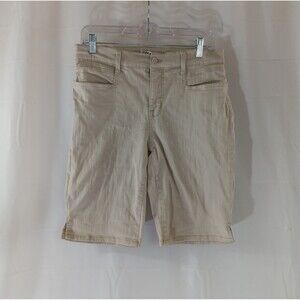 Code Bleu Denim Shorts Women's Size 6 Beige Long